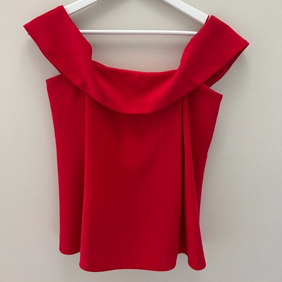 NWT Nicholas Off the Shoulder Blouse (Crepe Shoulder Band) - Picture 3 of 12